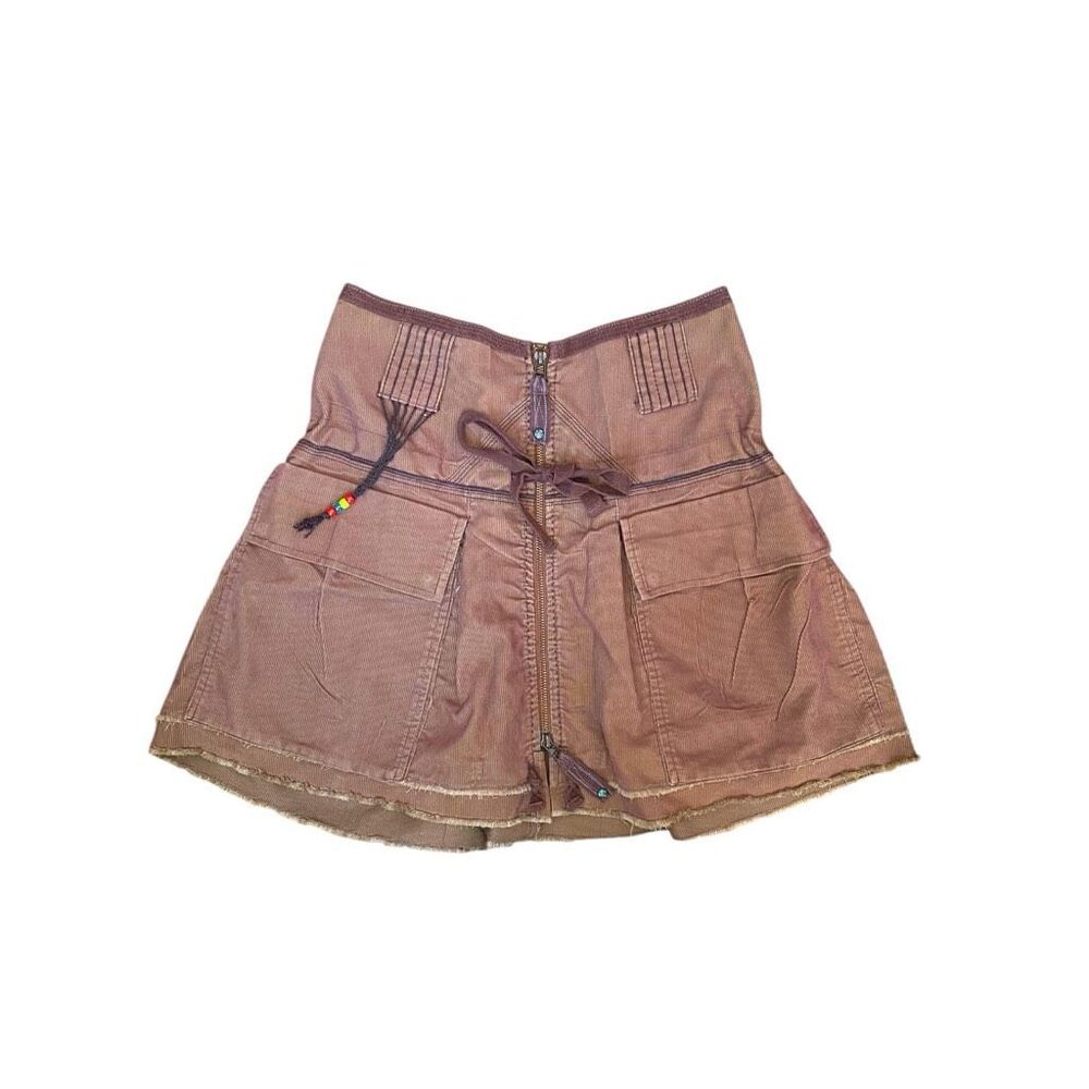 girbaud cargo bubble mini skirt